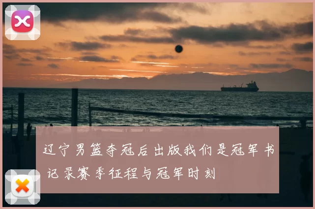 辽宁男篮夺冠后出版我们是冠军书 记录赛季征程与冠军时刻